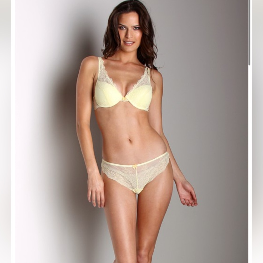 NEW WITH TAGS! Blush Love Rush Thong And Lace Slip Lemonbud Size small!! $140 🤍